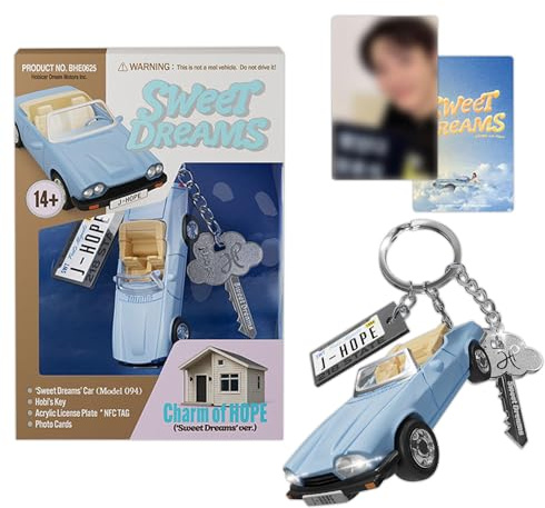 j-hope - charm of HOPE (‘Sweet Dreams' Ver.) Package Box + Photo Cards + NFC Guide + Hobi's Key + 2 Extra Photocards