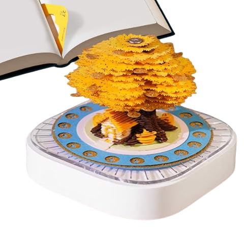 Calendario Con Sculture Di Carta – Organizzatore Di Arte 'albero 3 D 2026, Design Di Blocco Note a Strappo, Elegante Pezzo Di Cancelleria per La Decorazione Della Casa | per Scrivania Ufficio Scuo