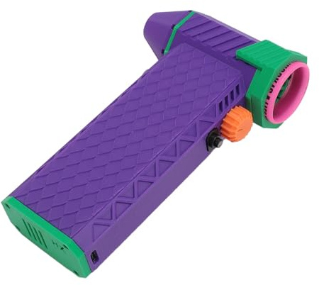 EIMSOAH Jet Dry Blower Efficient Compact 200000RPM Aluminum Alloy Stepless Speed Control Portable Jet Fan for Car Computer Keyboard Sofa (Dark Purple)