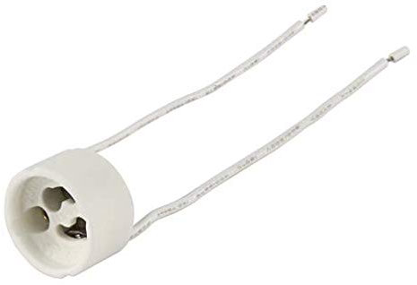LOT 50 DOUILLE GU10 POUR AMPOULE SPOT LED HALOGENE ECONOMIQUE. NORME CE. LIVRAISON RAPIDE EN SUIVI.