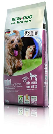 BEWI DOG Mini [12,5 kg] Hundefutter | Trockenfutter für kleine Hunderassen | ohne Weizen & Soja | 80% tierisches Eiweiß | extra kleine Kroketten