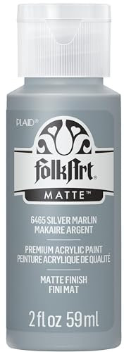 FolkArt Acrylic Paint in Assorted Colors (2 oz), , Silver Marlin