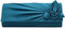 wocharm Damen Satin Clutch mit Rose Abend Hochzeit Party Abschlussball Braut Handtasche Damen Schultertasche, türkis, 25cm*6cm*11cm