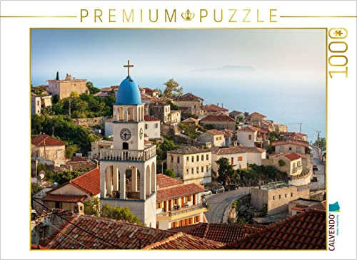 CALVENDO Puzzle Dhërmi | 1000 Teile Lege-Größe 64 x 48 cm Foto-Puzzle für glückliche Stunden