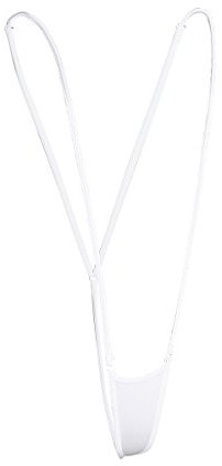 ranrann Femme Sexy Body String Micro Bikini Thong Lingerie Ouverte Bandage sous-vêtements de Nuit Erotique Bodysuit Monokini Sexy Une Piece Maillot de Bain Couleur Blanc Taille Unique