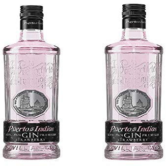 PROMO - Pack 2 botellas Gin Puerto de Indias Strawberry 70 cl