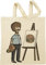 Vendax Bob Belcher Ross - Bob Burgers Beige Einkaufstasche