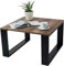 Mex-System Couchtisch Klein Clif, Beistelltisch 65x65x40cm, Couchtisch Quadratisch Ideal für Wohnzimmer, Zimmer und Büro, Smart Living Wohnzimmertisch Modern,Nussbaum