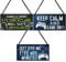 3 Pieces Gaming Door Signs Hanging Gaming Signs Funny Game Accessories Set with Rope Birthday Gifts for Boys Men Son For Room Living Room Bedroom Decor (Classic Style)