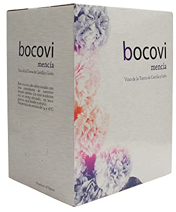 Bag in Box Vino Tinto Mencía | Vino Joven del Bierzo | Vino Tinto con Grifo15 litros |