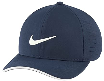 NIKE Classic 99 Golfkappe Unisex (S/M, Obsidian/White), Weißer Obsidian