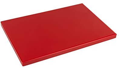Cofan Schneidebrett für Küche | Maße 30 x 20 x 1,5 cm | Rot