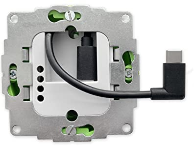 Smart things s48 C sCharge - Unterputz-Netzteil 20W Speziell für alle sDocks, Tablets und Phones mit USB-C Anschluss inklusive USB-C Adapter 30cm zum Laden des iPad | 5 V–, 5%/ 3000mA