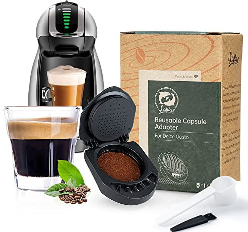 Sesama D'olce Gusto Konverter Kapselhalter Adapter direkt laden Kaffeemahl-Version, kompatibel mit EDG466, EDG305 Mini Me, D'olce Gusto Piccolo XS & Genis Serie, Infinissima, Circolo