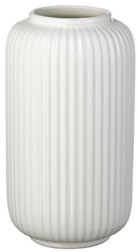 IKEA STILREN Vase, 22 cm, weiß