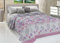 BIANCHERIAWEB Copriletto Piquet Primavera Estate 100% Cotone Disegno Palloncini Matrimoniale Rosa