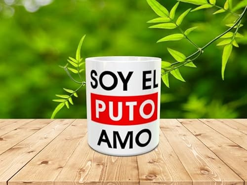 Genérico Taza Humor - Soy el Puto Amo - Ideal para sentir que lo eres o hacerle sentir a alguien que lo es.