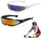 SUNSK Futuristische Sonnenbrille Farbiger+Blau Futuristische Brille Verspiegelte Partybrille Futuristische Funbrille Kreative Rollenspiel Halloween Brillen Set 2 Stück