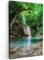 MuchoWow© Wandbilder 60x90 cm Schlafzimmer Home Deko Wohnung Bild Wohnzimmer Fotoleinwand Wand Bilder Leinwand Wall Decor Dschungel - Wasserfall - Pflanzen - Wasser - Natur - Grün