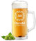 polar-effekt Bierglas mit Gravur Geburtstagsgeschenk für Männer - Geschenk-Idee für Mann - Bierseidel Vatertagsgeschenk 0,5 L aus Glas - Bierkrug zum Geburtstag und Jubiläum - für Papa und Opa