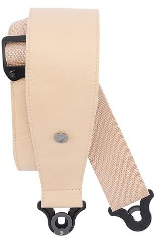 D'Addario Auto Lock Leder Gitarrengurt 3 Hellbraun