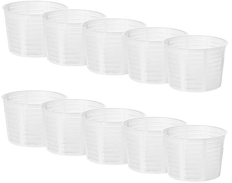 10 x Käseform 8.2 x 6.8cm – Variationen | Kunststoff-Käseform | Korb für Käse