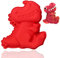 Half Forest Backform Dinosaurier Kuchenform Dinosaurier 3d Dinosaurier Kuchenform Cartoon Silikon Kuchenform Für Geburtstag Dinokuchen Dinotorte Party Kindergeburtstag(Rot)