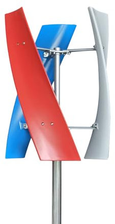 Generador de viento vertical Turbina eólica Vertical Generador energía Kit energía eólica con controlador de potencia vertical helicoidal energía eólica energía libre kit