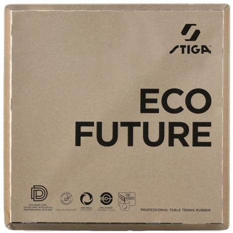 STIGA Erwachsene (Unisex) Eco Future Tischtennisbelag, Rot