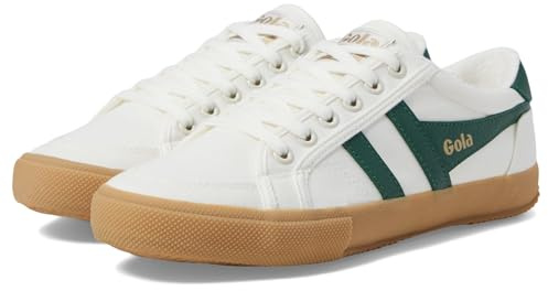 Gola Stratus Damen-Sneaker, Off-White/Green/Gum, 41 EU
