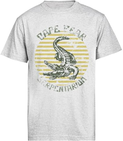 Cape Fear Serpentarium Graues Kurzarm-T-Shirt für Herren