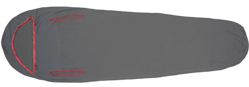 Warmpeace Unisex Thermolite Mummy Liner, Carbon, max. 195cm