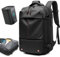Quincry - Vacpack - Sac à dos extensible avec système de compression sous vide pour voyage, sac à dos gonflable de 50 litres, Large, Tendance