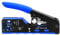 Focenat Pinza Crimpatrice per Cat5/Cat7/8P,/6P,Crimpatrice Strumento,Mini Spelafili,Crimpatrice Professionale per Connettori Passanti,Pinza a crimpare in Metallo,per tagli,strisce e crimpature