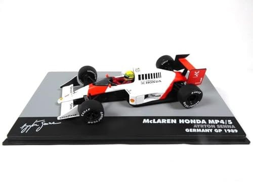 OPO 10 - Formel 1 Auto 1/43 kompatibel mit McLaren MP4/5#1 Ayrton Senna Sieger Deutschland GP F1 1989-724