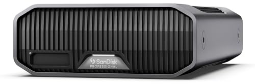 SanDisk Professional 26TB G-Drive Project - External HDD, Thunderbolt 3, USB (10Gbps), 7200RPM Ultrastar Hard Drive, Up to 260MB/s Read - SDPHG1H-026T-NBAAD
