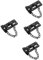 Angoily Lot De 4 Serrures De Porte Dhôtel En Pvc Sécurité Enfant Acier Inoxydable