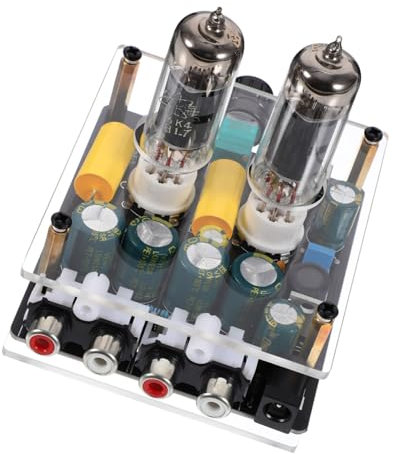 Hoement Vorverstärker HiFi Röhrenvorverstärker DIY Audio Vacuum Tube Preamp Für Plattenspieler Heimkino Stereo Verstärker Elegantes Design