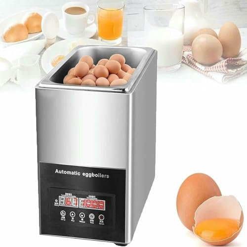 ASerZenith Egg Boiler Machine For 50 Eggs, Commercial Large Capacity Egg Boiler With Timer, For Restaurant