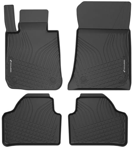 WALSER Premium Fussmatten Auto für BMW X1 sDrive (E84) 03/2009-06/2015, 100% passgenaue Gummimatten Auto - Made in EU, robuste Fußmatten Auto, Auto Fußmatten, Fußmatte Auto