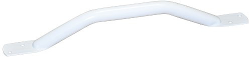 Aidapt White Safety Outdoor Indoor 24 (600mm) Easy Grip Coated Steel Grab Bar Rail Support Aid