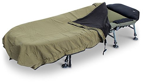 Koala Products Abode Peach Skin Windout Bed Cover Fleece Blanket Cover to fit Carp Fishing Bedchairs & Camping Beds