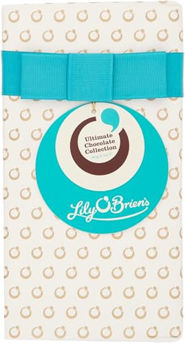 Lily O'Briens Ultimate Chocolate Collection 190g - 16 Assorted Chocolates from 8 Original Recipes - Gift Wrapped, Present or Sharing Box, Celebration, Congratulations, Birthday, Thank you teacher