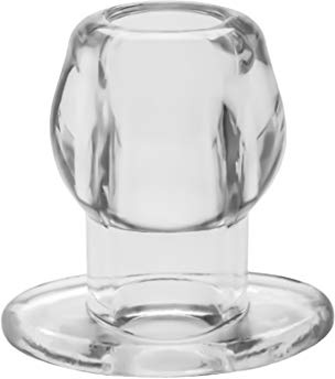 Ass Tunnel Plug Silicone TPR Extra Large - Clear 10,5 x 7,5 cm