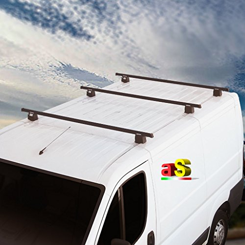 autoSHOP Set mit 3 Dachträgerstangen Vivaro mit Diebstahlsicherung für Lieferwagen