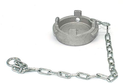 Bouchon symétrique Guillemin, pompier, plat type irrigation cadenassable avec chaînette - DN 100