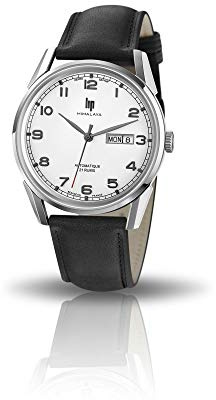 Lip Herren-Armbanduhr Analog Automatik mit Lederband CW0101212004, weiß, Riemen