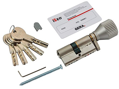 Schließzylinder GERA K-5-WS verstellbar 30-30mm 5 Schlüssel