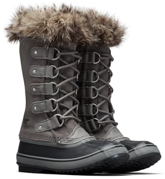 Sorel JOAN OF ARCTIC WATERPROOF Women's Snow Boots, Grey (Quarry x Black), 10 UK