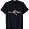 Kroatische Flagge Geschenk Herzschlag Kroatien T-Shirt